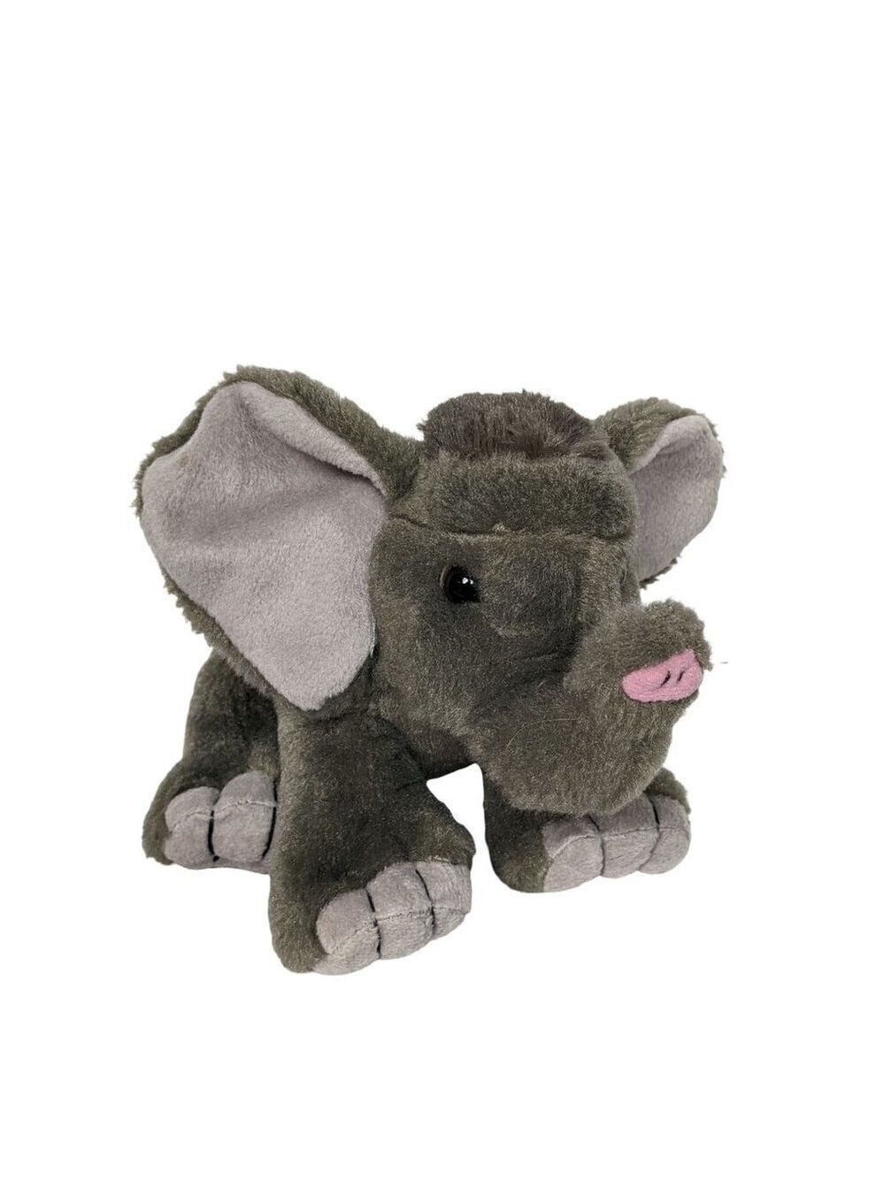 Wild Republic Elephant Plush Stuffed Animal Gray 10 Inch